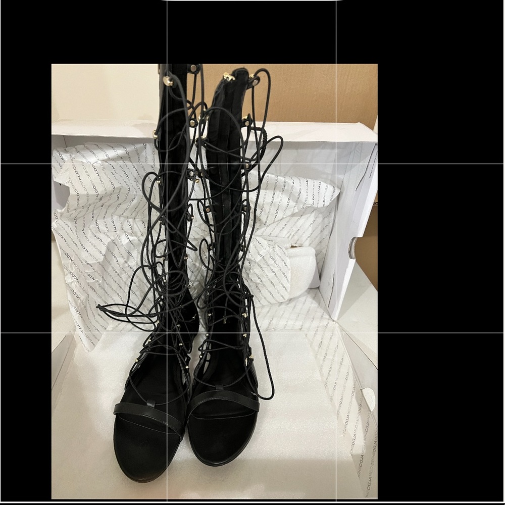 Super cute gladiator leather sandals new with box